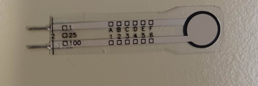 Shortened FlexiForce sensor
