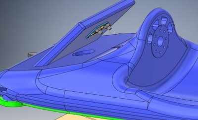 Final foot sensor mount with IMU position